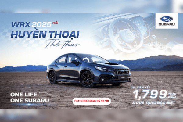 WRX 2025 – HUYỀN THOẠI THỂ THAO TRỞ LẠI!